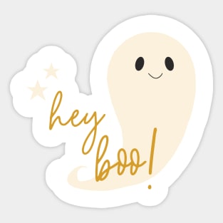 Hey Boo 3 Sticker